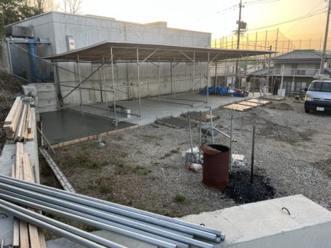 新土場　進捗状況