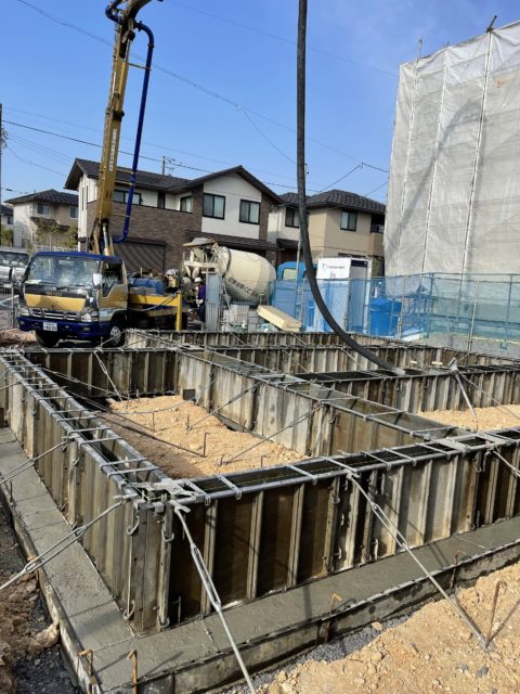 コンクリート打設